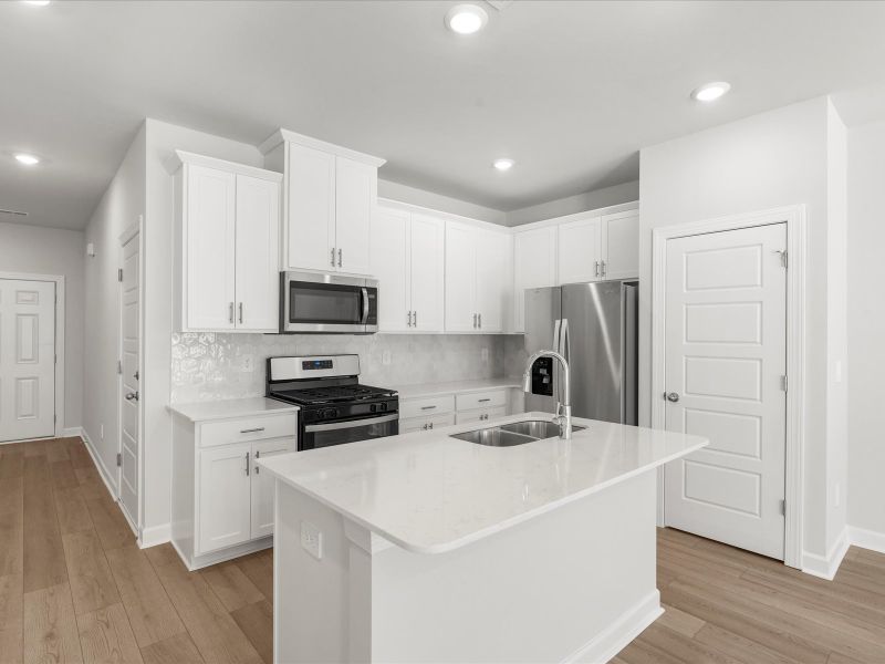 Furnished interior view inside a new home in Avalon Townes, Lyman (Image 3).