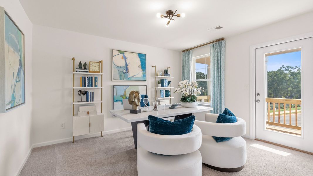 Furnished interior view inside a new home in Hamilton Lakes, Lawrenceville (Image 26).