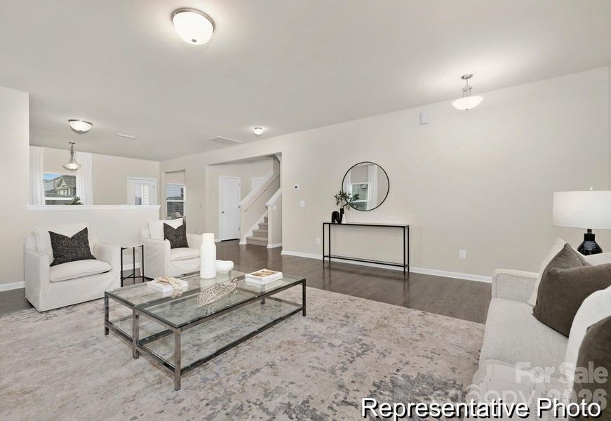 Furnished interior view inside a new home in Morgan Hills, Albemarle (Image 6).
