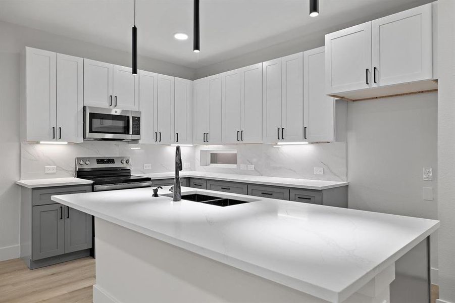 Furnished interior view inside a new home in , Rowlett (Image 18).