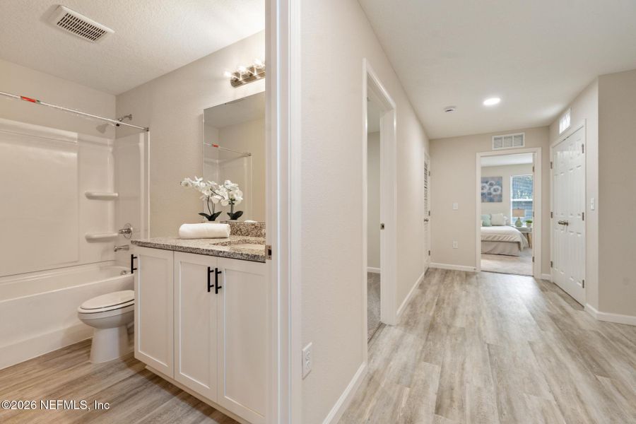 Furnished interior view inside a new home in , Jacksonville (Image 25).