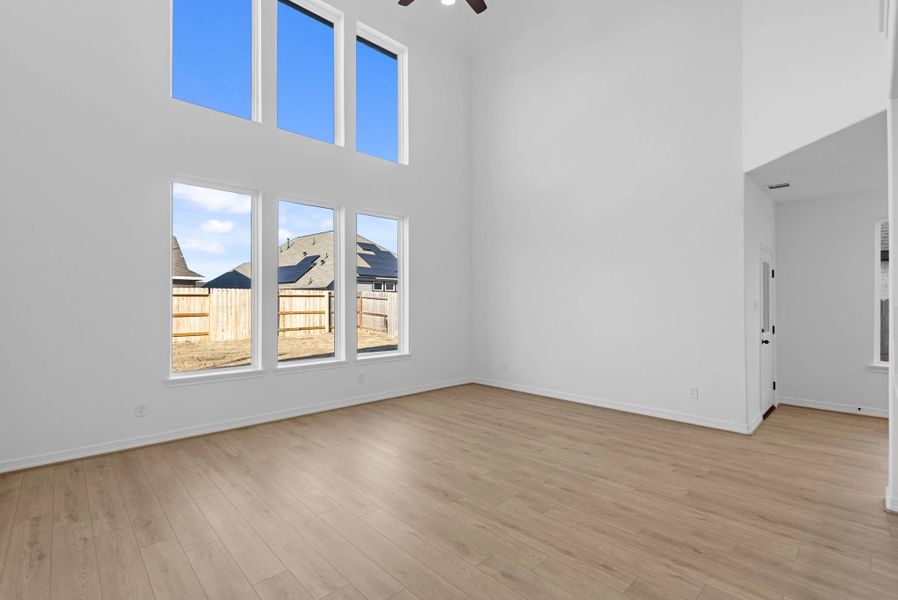 Gathering room. Sample product photo. Actual exterior and interior selections may vary by homesite. Photo may be virtually staged. Gathering room. Sample product photo. Actual exterior and interior selections may vary by homesite. Photo may be virtually staged.