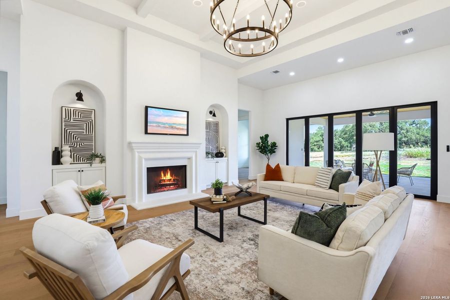 Furnished interior view inside a new home in , Bulverde (Image 17).