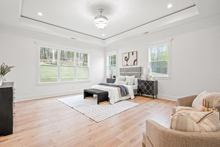 Furnished interior view inside a new home in , Dacula (Image 9).