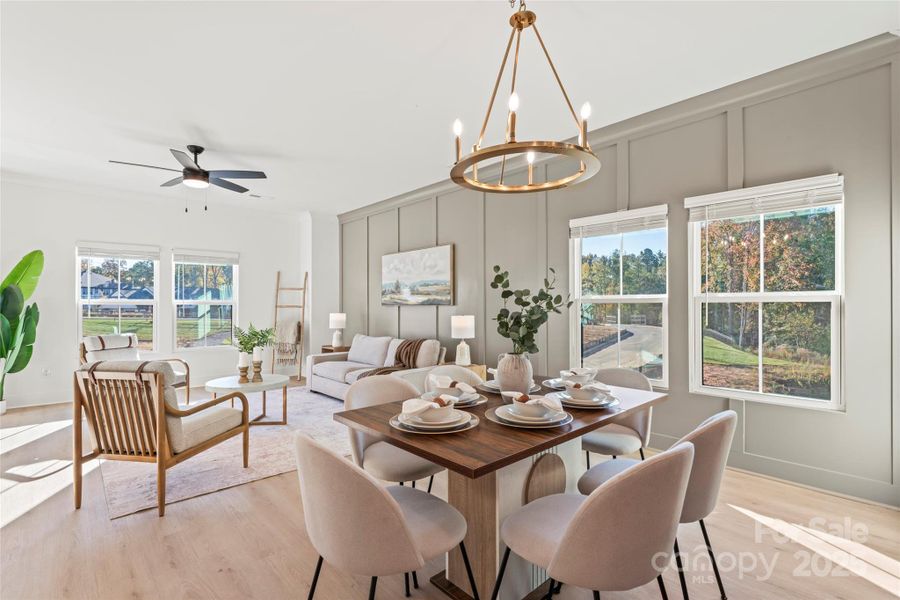 Furnished interior view inside a new home in , Fort Mill (Image 15).