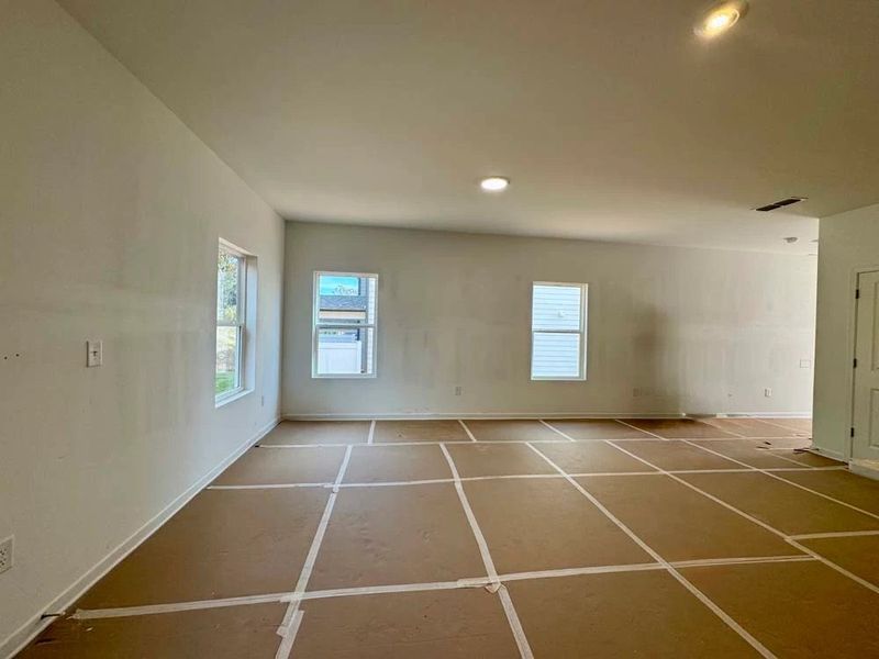 Family Room Construction Progress