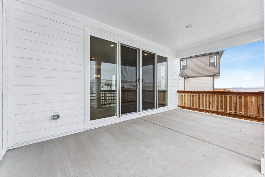 Representative furnished interior of a home built from the Bailey by Taylor Morrison in Trailstone Town Collection, Arvada (Image 10).