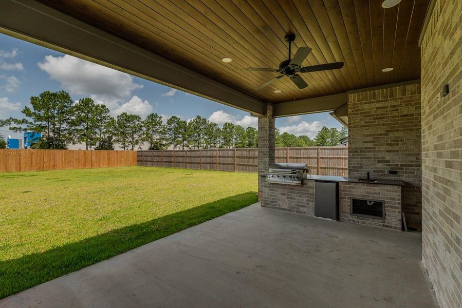 Exterior details and patio area of a home in , Lumberton (Image 4). Exterior details and patio area of a home in , Lumberton (Image 4).