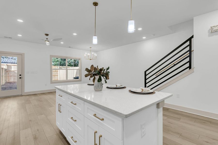 Furnished interior view inside a new home in , North Charleston (Image 9).