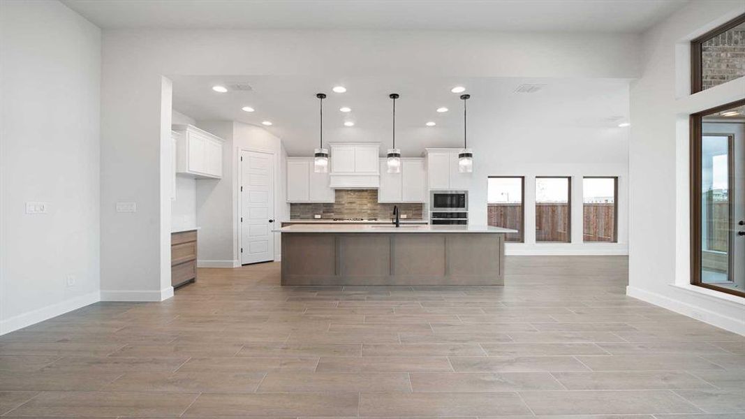 Furnished interior view inside a new home in Devonshire - Reserve 50', Forney (Image 7).