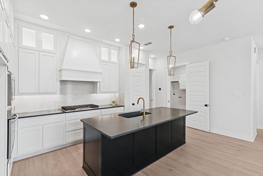 Furnished interior view inside a new home in Retreat at Oak Park, Houston (Image 6). Furnished interior view inside a new home in Retreat at Oak Park, Houston (Image 6).