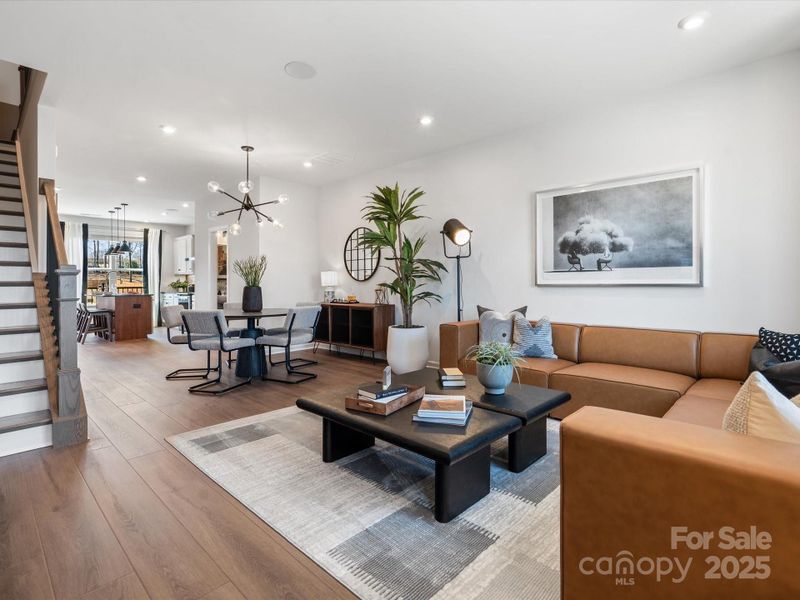 Seamlessly Blended Living Spaces.