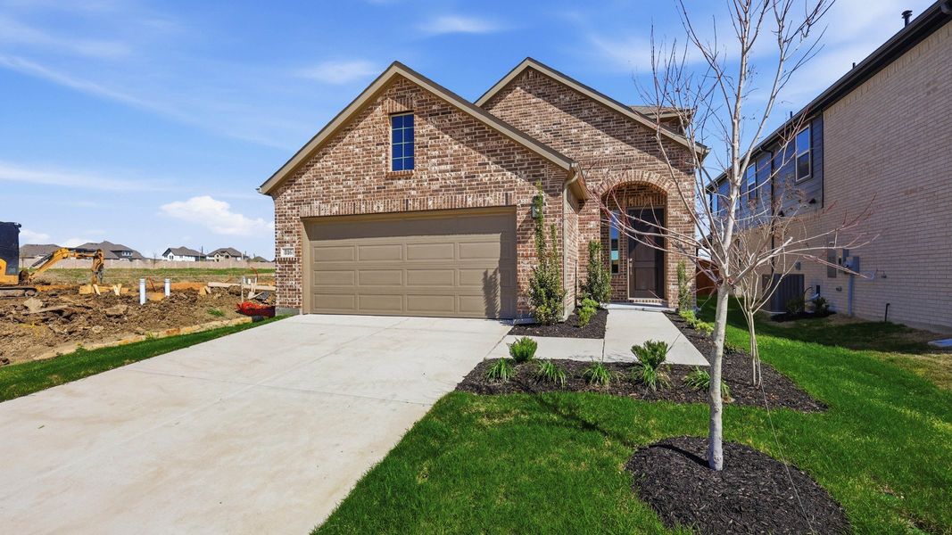 Front exterior of a new home in Westridge Journey, Princeton, TX, highlighting curb appeal (Image 1). Front exterior of a new home in Westridge Journey, Princeton, TX, highlighting curb appeal (Image 1).