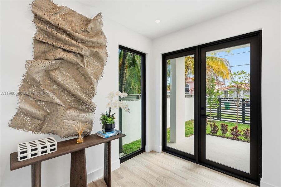 Furnished interior view inside a new home in , Miami (Image 43). Furnished interior view inside a new home in , Miami (Image 43).