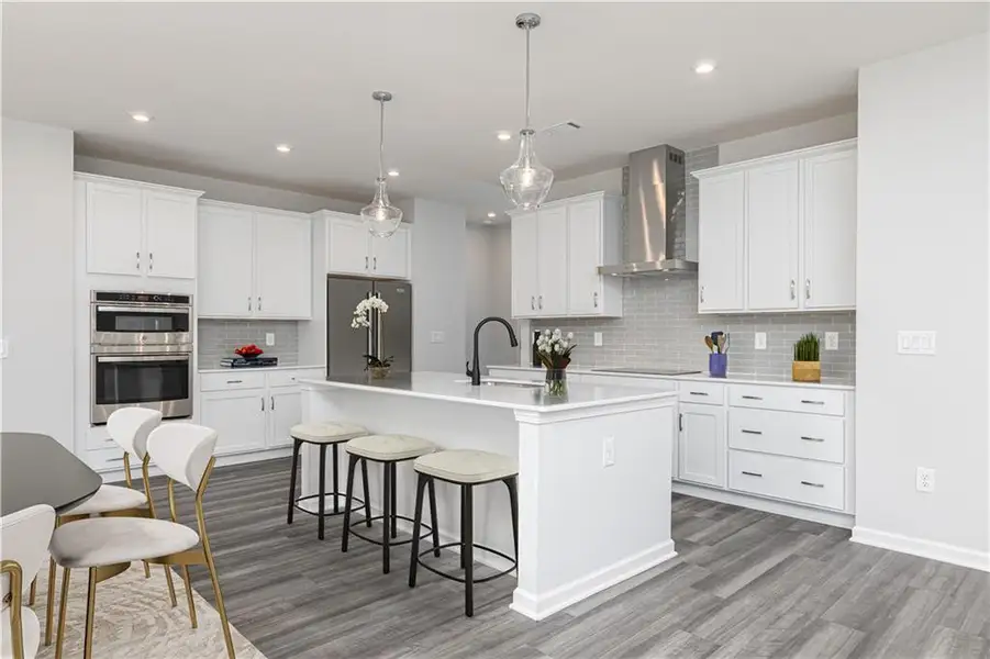 Furnished interior view inside a new home in Annsbury Park, Lilburn (Image 9).