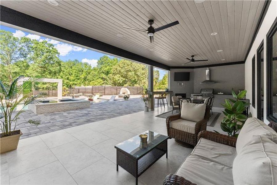 Exterior details and patio area of a home in , Lawrenceville (Image 64).