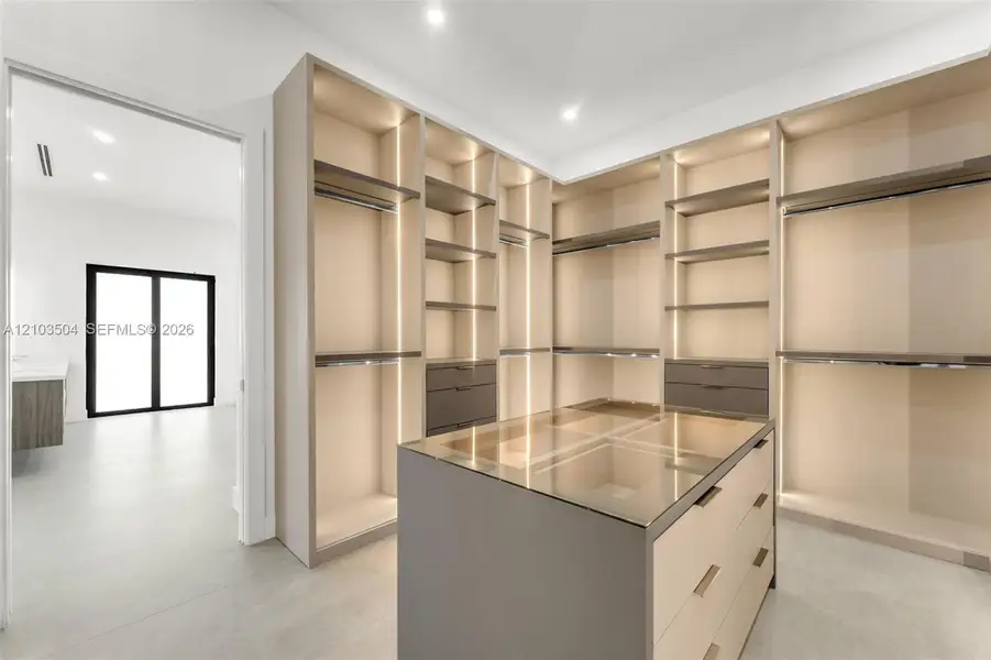Furnished interior view inside a new home in , Miami (Image 19).