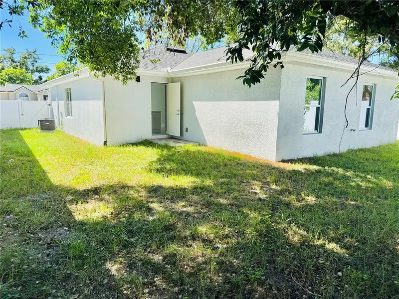 Exterior details and patio area of a home in , Tampa (Image 6). Exterior details and patio area of a home in , Tampa (Image 6).