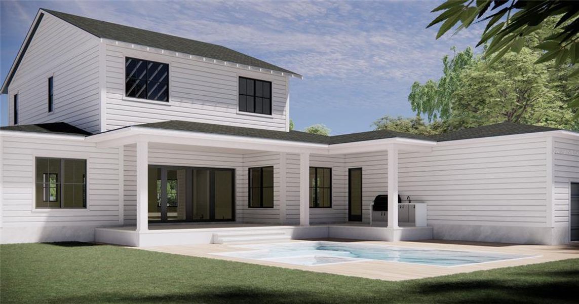 Exterior details and patio area of a home in , Gotha (Image 3).