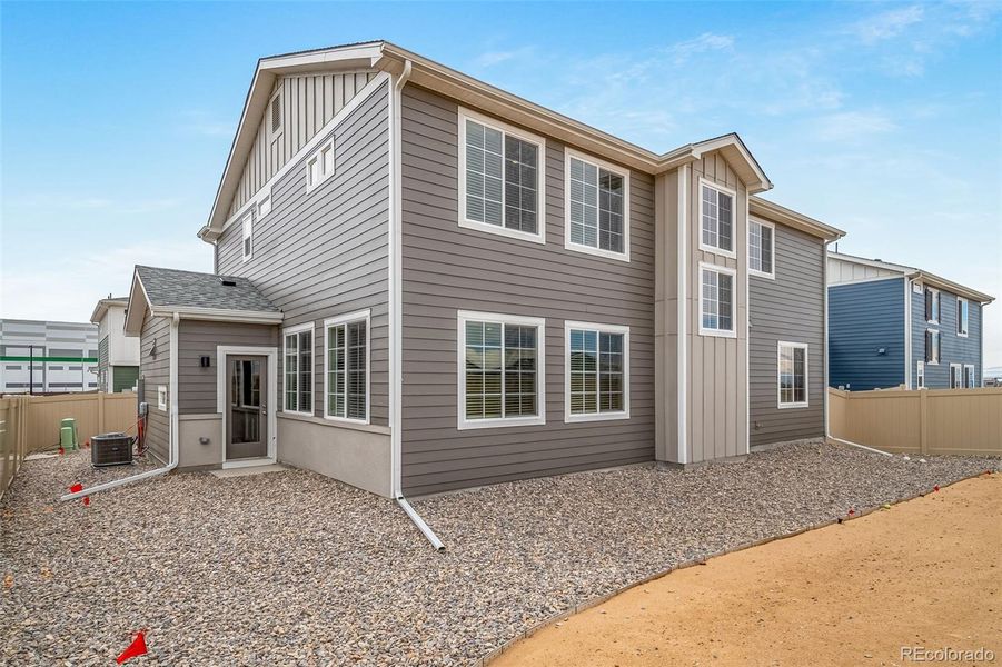 Exterior details and patio area of a home in Green Valley Ranch, Aurora (Image 25).