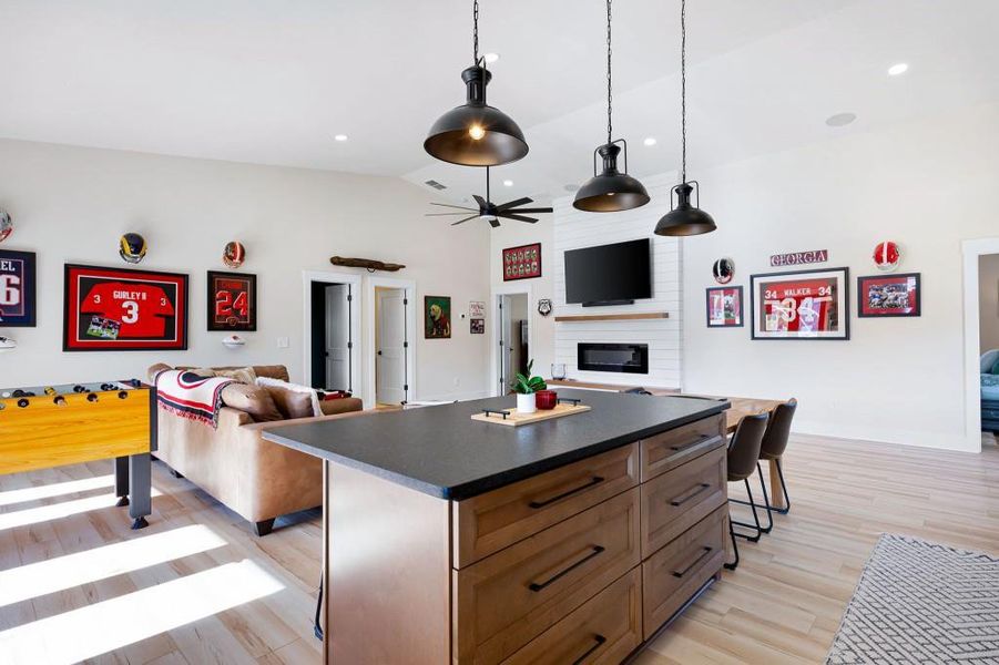 Furnished interior view inside a new home in , Rydal (Image 70).
