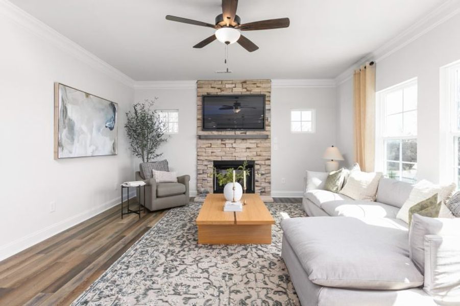 Furnished interior view inside a new home in Avondale, Greensboro (Image 42).
