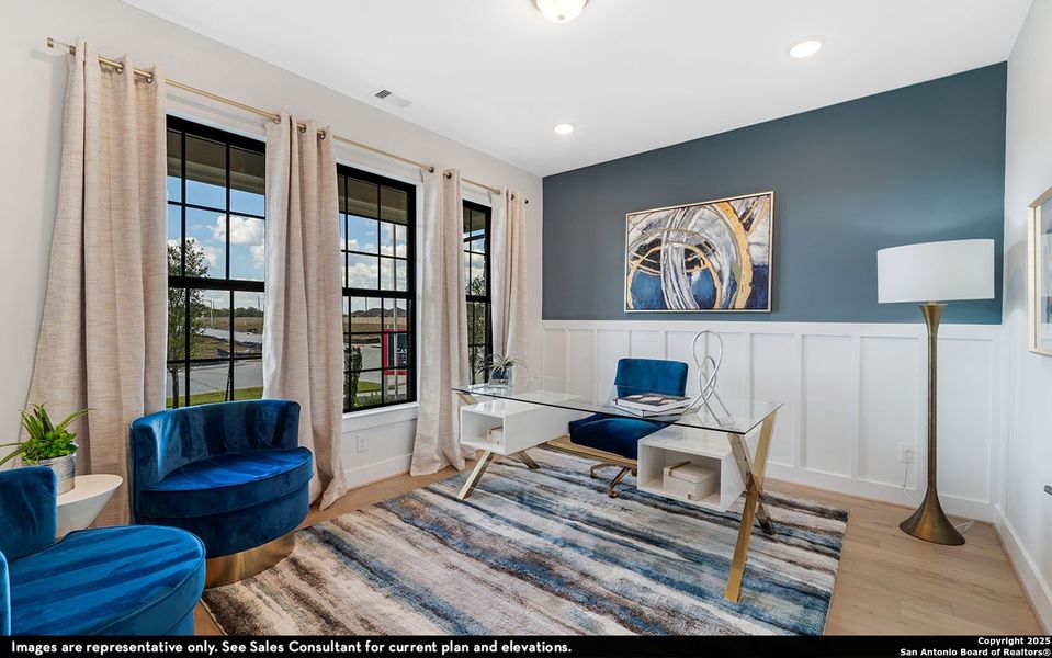 Furnished interior view inside a new home in Megan's Landing, Castroville (Image 24). Furnished interior view inside a new home in Megan's Landing, Castroville (Image 24).