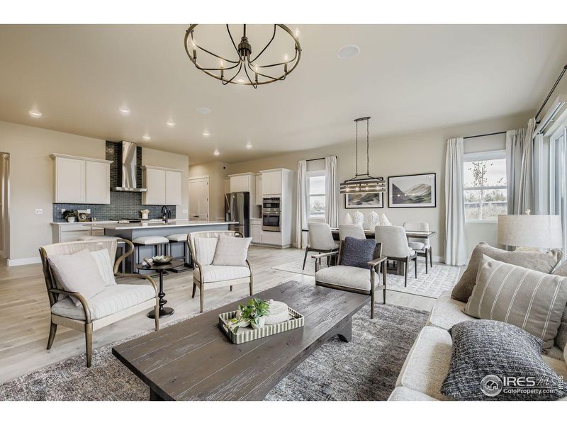 Furnished interior view inside a new home in Country Club Reserve – Fort Collins, Fort Collins (Image 10).