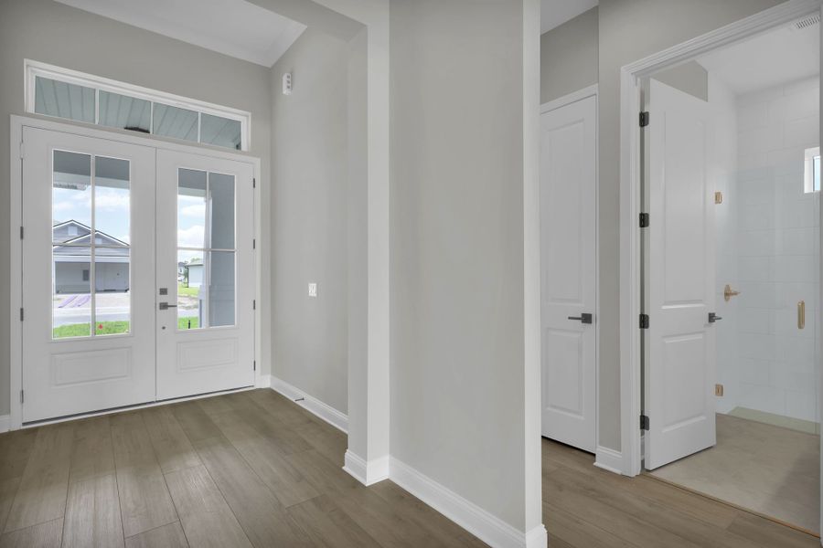 Representative unfurnished interior of a home built from the Tomoka by Riverside Homes in Hidden Creek at SilverLeaf Phase 1, St. Augustine (Image 26).
