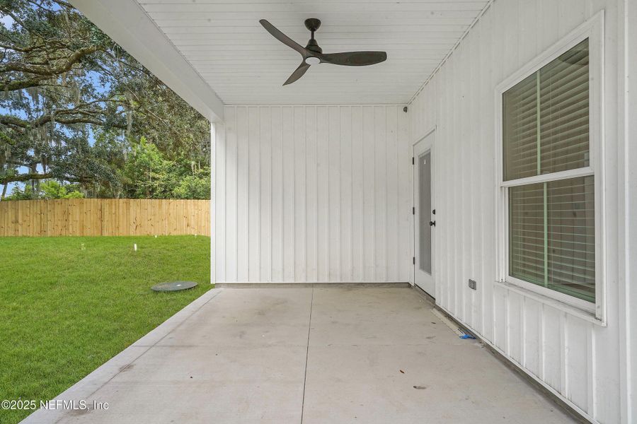 Exterior details and patio area of a home in , St. Augustine (Image 16). Exterior details and patio area of a home in , St. Augustine (Image 16).