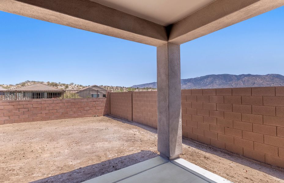 Exterior details and patio area of a home in Vistoso Canyon Estates, Oro Valley (Image 18). Exterior details and patio area of a home in Vistoso Canyon Estates, Oro Valley (Image 18).