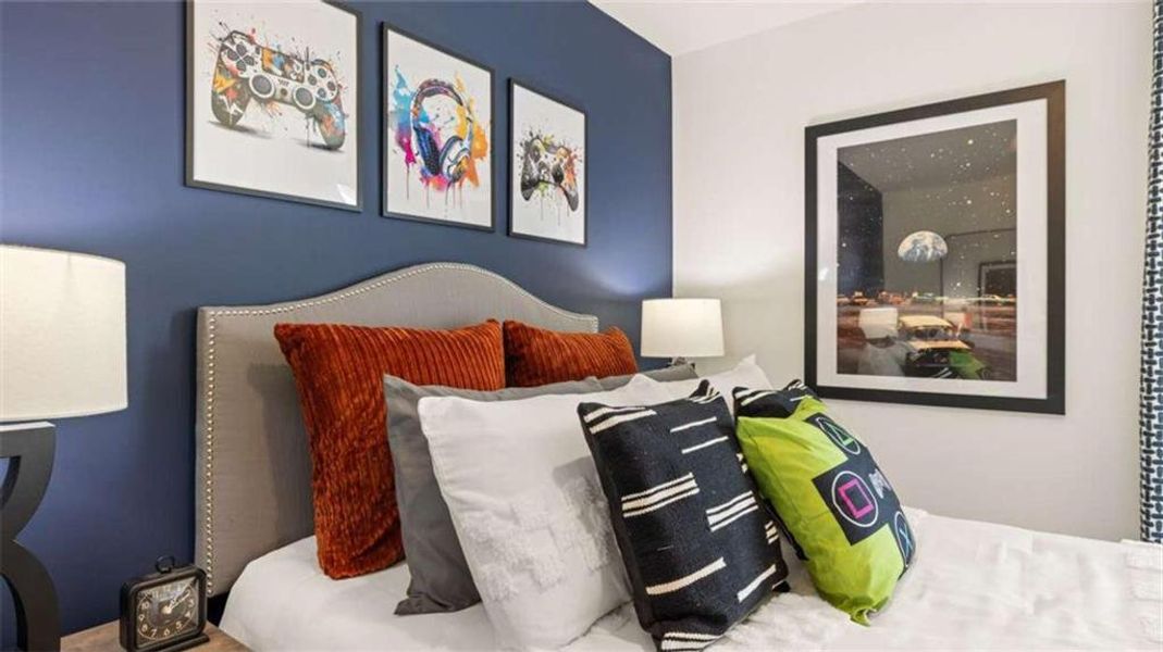 Furnished interior view inside a new home in Oakchase at Hampton, Hampton (Image 36).