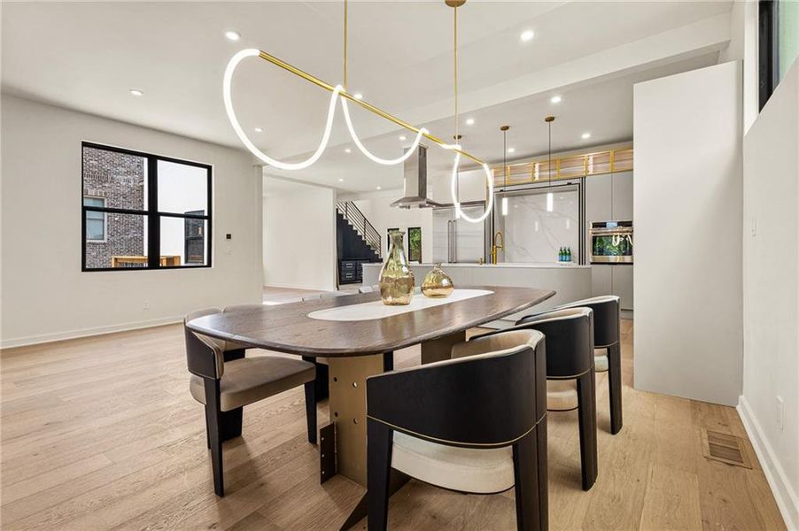 Furnished interior view inside a new home in , Atlanta (Image 18).
