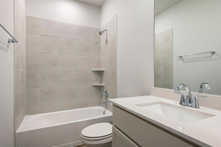 Furnished interior view inside a new home in Summerwood Estates, Red Oak (Image 11).