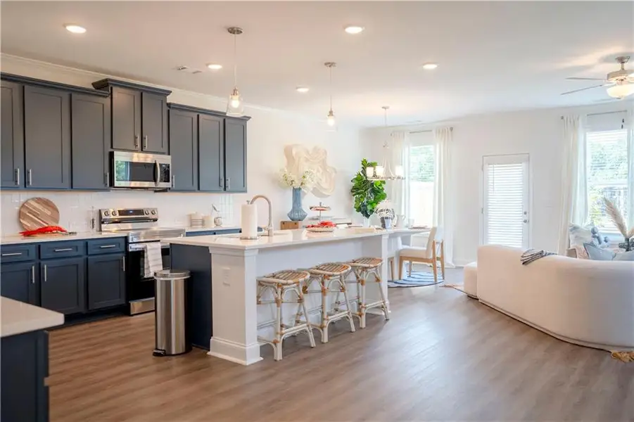 Furnished interior view inside a new home in Somerset at Riverbrook, Gainesville (Image 15).