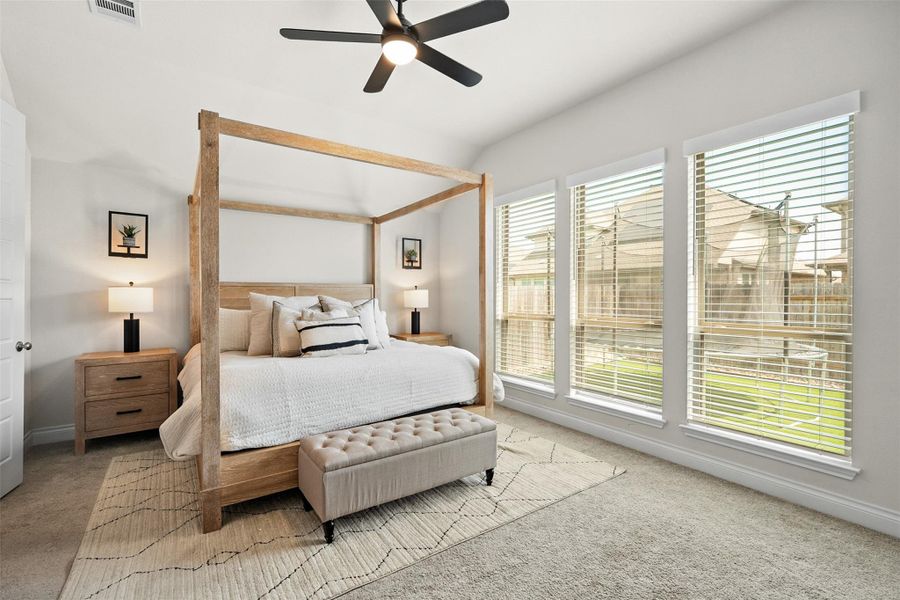 Furnished interior view inside a new home in Santa Rita Ranch 50', Liberty Hill (Image 32). Furnished interior view inside a new home in Santa Rita Ranch 50', Liberty Hill (Image 32).