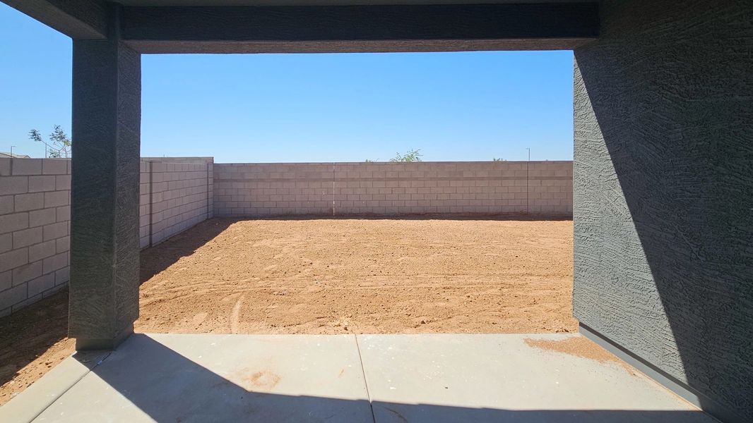 Covered patio