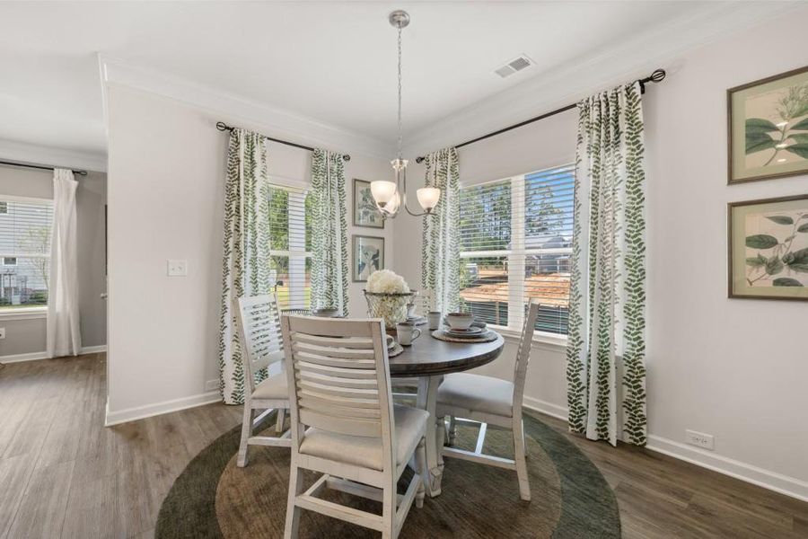 Furnished interior view inside a new home in Varnell Preserve, Dalton (Image 26).