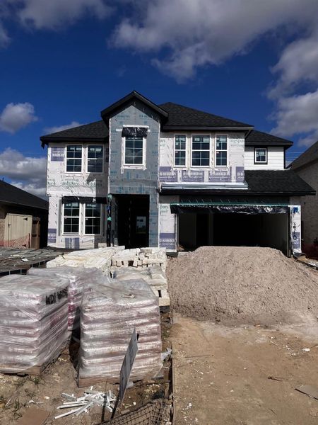 In-progress construction of a new home in Westland Ranch 60' Homesites, League City, TX (Image 25). In-progress construction of a new home in Westland Ranch 60' Homesites, League City, TX (Image 25).