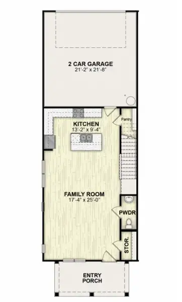 2D floor plan layout of this home in Whaley Grove Townhomes, St. Cloud, FL (Image 5). 2D floor plan layout of this home in Whaley Grove Townhomes, St. Cloud, FL (Image 5).
