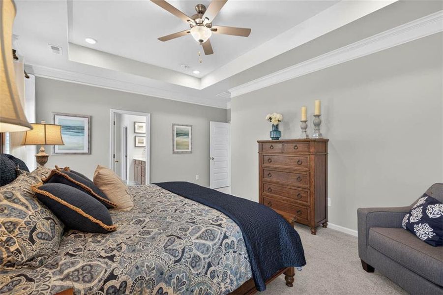 Furnished interior view inside a new home in Varnell Preserve, Dalton (Image 23).