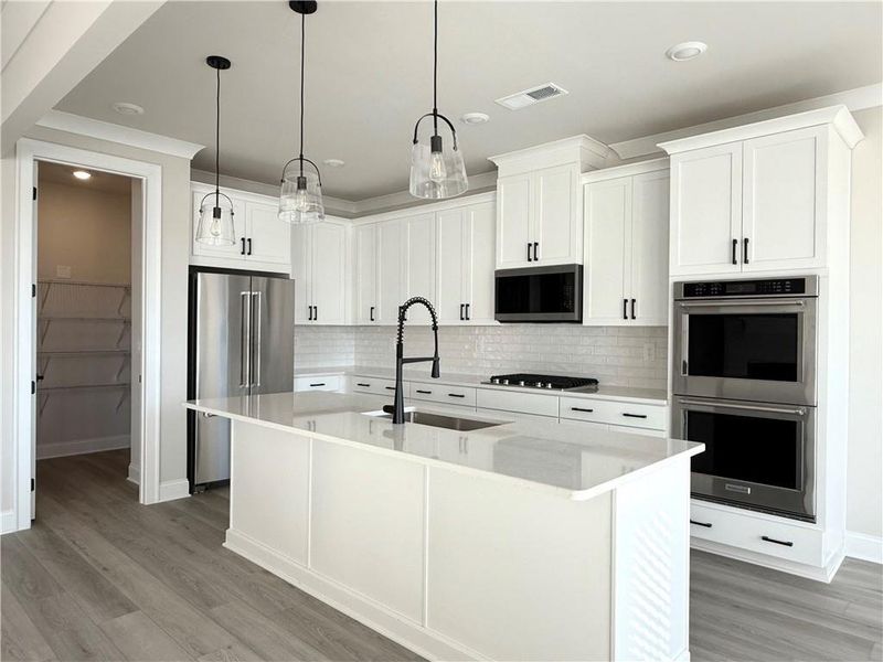 Furnished interior view inside a new home in , Braselton (Image 6). Furnished interior view inside a new home in , Braselton (Image 6).