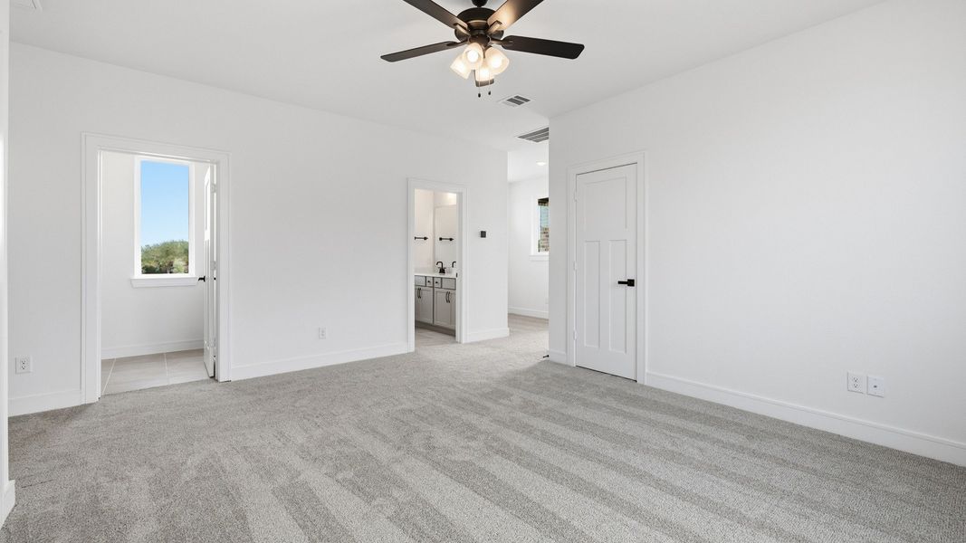 Representative furnished interior of a home built from the Solara by Brightland Homes in Bridgeland Central, Cypress (Image 16).