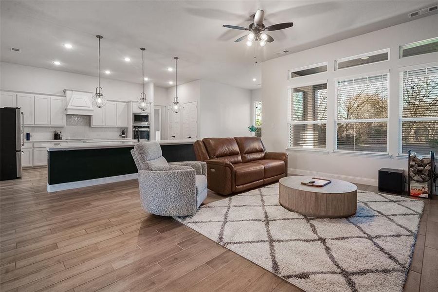 Furnished interior view inside a new home in , Van Alstyne (Image 29).