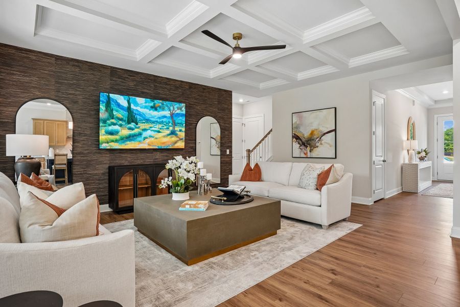 Representative furnished interior of a home built from the Wylie by Caruso Homes in Blue Run, Raleigh (Image 54). Representative furnished interior of a home built from the Wylie by Caruso Homes in Blue Run, Raleigh (Image 54).