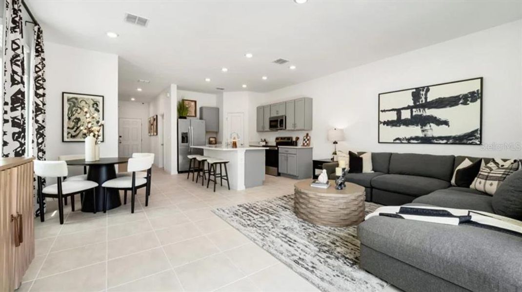Furnished interior view inside a new home in Skye Ranch Community Group Page, Sarasota (Image 11).