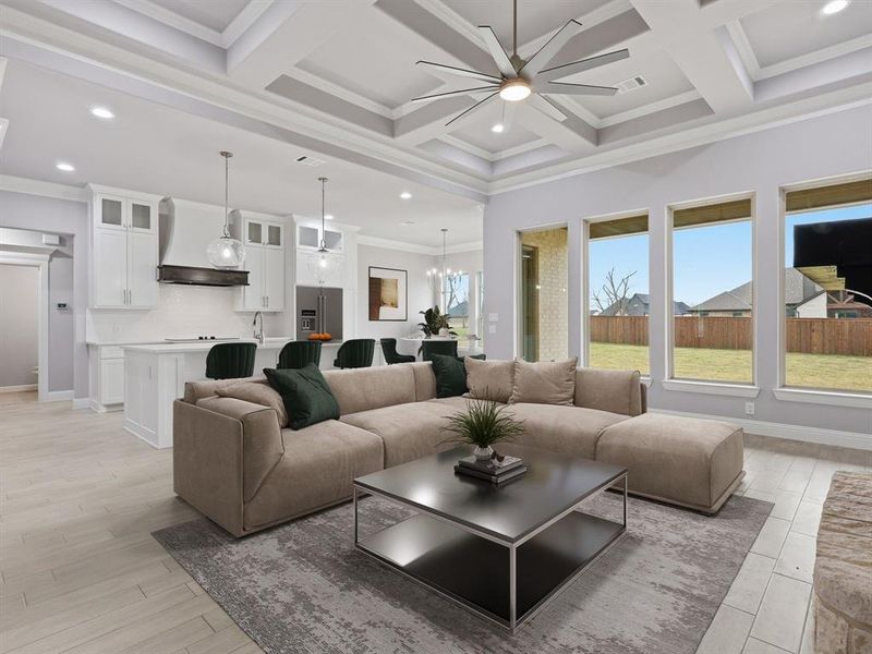 Virtually Staged: Living Room