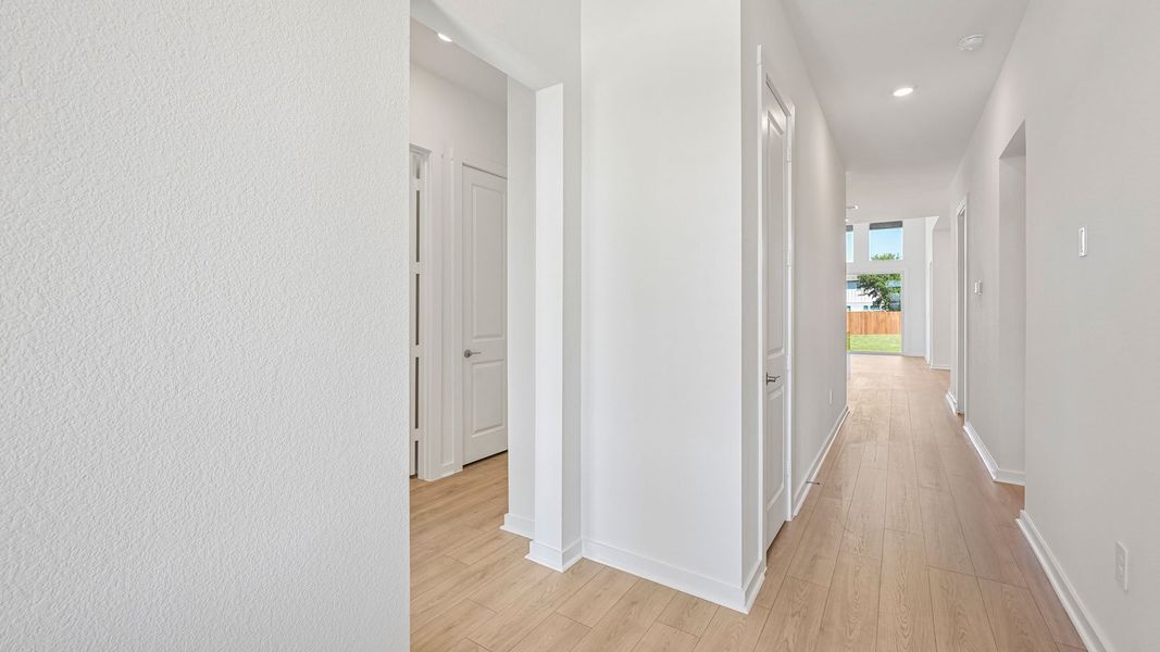 Spacious, unfurnished interior of a new home in The Enclave at Bar W Ranch, Leander (Image 28). Spacious, unfurnished interior of a new home in The Enclave at Bar W Ranch, Leander (Image 28).