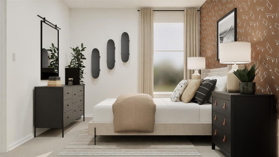 Furnished interior view inside a new home in , Salado (Image 10).