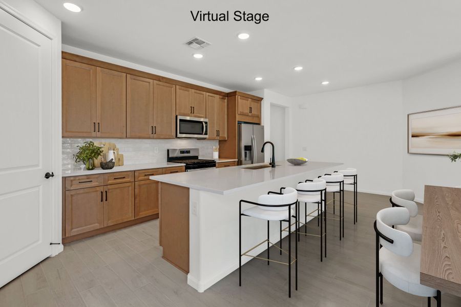 Furnished interior view inside a new home in Oasis At Rocking K, Vail (Image 7).